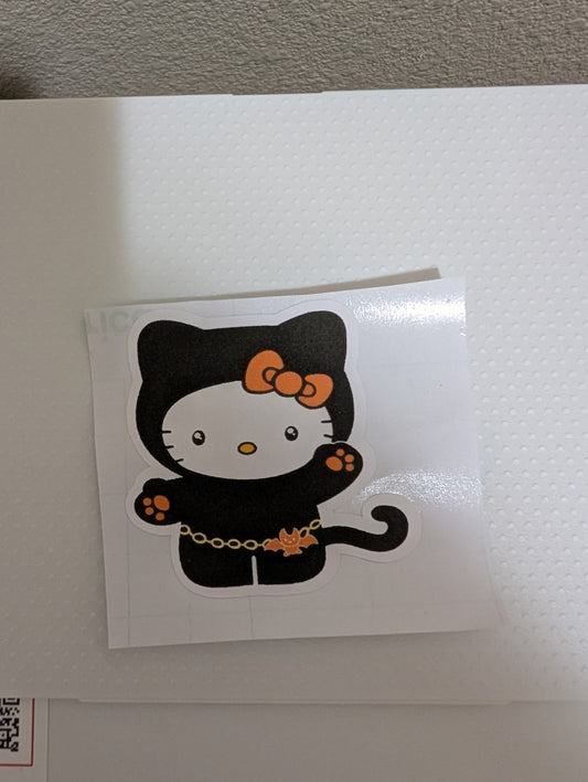 hello kitty halloween sticker